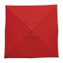 Parasol carré 2,5m rouge