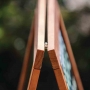 Panneau de trottoir cadre en bois 620 x 400 mm