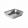 Bac à viande inox 244x216x55mm