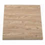 Plateau de table carré effet bois clair 70 cm