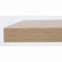 Plateau de table carré effet bois clair 70 cm