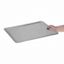 Plateau de service rectangulaire inox 500 x 360 mm