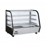 Vitrine chaude de comptoir service arrière 160 L