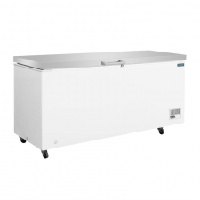 Congélateur coffre avec couvercle inox série G 581 L