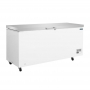 Congélateur coffre avec couvercle inox série G 581 L