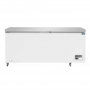 Congélateur coffre avec couvercle inox série G 581 L