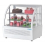 Vitrine réfrigérée de comptoir série C blanche 100 L
