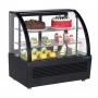 Vitrine réfrigérée de comptoir série C noire 100 L