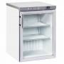 Congélateur statique porte vitrée 200 L blanc