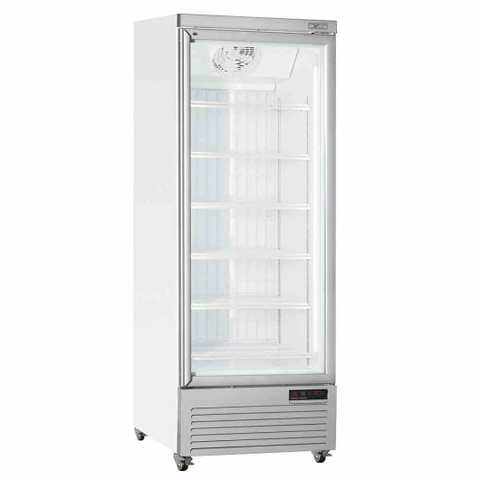 Vitrine freezer verticale 560 L blanche