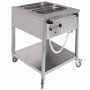 Bain-marie mobile 2x GN 1/1