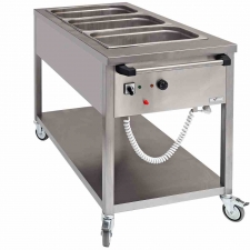 Bain-marie mobile 3x GN 1/1