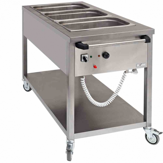 Bain-marie mobile 3x GN 1/1