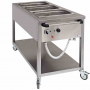 Bain-marie mobile 3x GN 1/1