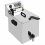 Friteuse de table électrique 10 L + robinet de vidange