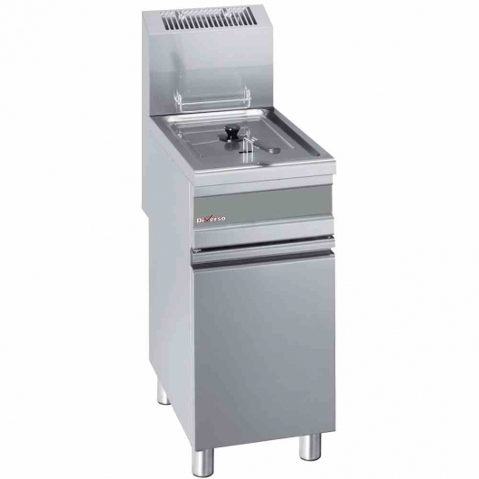 Friteuse gaz 1 cuve 15 L sur armoire