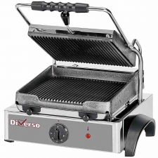Grill panini électrique plaques rainurées