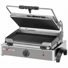 Grill panini électrique medium plaques rainurées