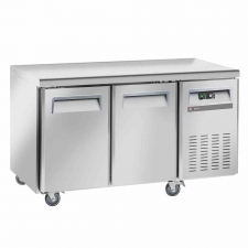 Table frigorifique ventilée 2 portes GN 1/1 sur roues 2 avec freins