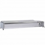 Vitrine à ingrédients 8 x GN 1/3-150 mm avec couvercle inox