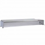 Vitrine à ingrédients 9x GN1/3-150 mm avec couvercle inox