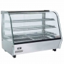 Vitrine chauffante de table 3 niveaux vitre bombée L. 870 mm