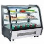 Vitrine réfrigérée de table 3 niveaux vitre bombée L. 695 mm