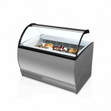 Vitrine pour glace en bac statique 10 bacs Napoli