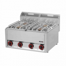 Fourneau gaz à poser 4 feux 4x 4,5 kW L. 658 mm