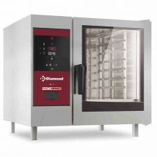 Four gaz vapeur boiler et convection 6x GN 1/1 + Cleaning
