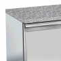 Table de congélation dessus granit central , 3 portes