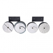 Porte disques mural 4 tiges inox