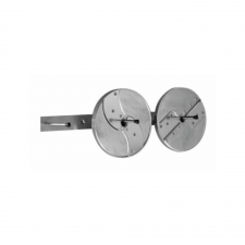 Porte disques mural inox - 3 tiges