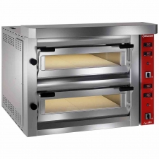 Four électrique à pizzas 2 chambres 2 x 4 pizzas Ø 350 mm