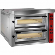 Four électrique à pizzas 2 chambres 2 x 6 pizzas Ø 350 mm