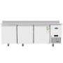 Tour pâtissier 3 portes pleines 400 x 600 mm avec dosseret