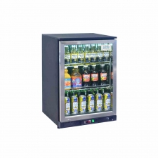 Arriere bar 1 porte battante inox 130 L