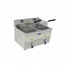 Friteuse électrique de table 2 cuves 2 x 8 L