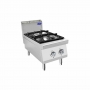 Fourneau gaz a poser 2 feux vifs 2 x 7 kW