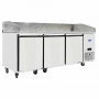 Table a pizzas 3 portes 400 x 600 dessus en granit