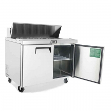 Saladette tropicalisée 2 portes, 12 GN 1/6 inclus