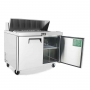 Saladette tropicalisée 16 bacs GN 1/6 - 2 portes