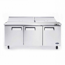 Saladette tropicalisée 18 bacs GN 1/6 - 3 portes