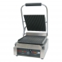 Grill de contact avec plaque rainurée 230 x 220 mm