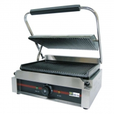 Grill de contact avec plaque rainurée 355 x 235 mm