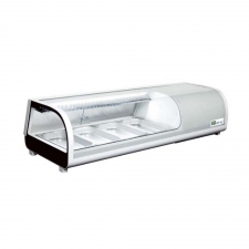 Vitrine réfrigérée à sushis portes coulissantes 4 x GN 1/3 42 L