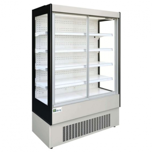 Vitrine murale froid positlf ventilé 2 portes battantes 1500 mm