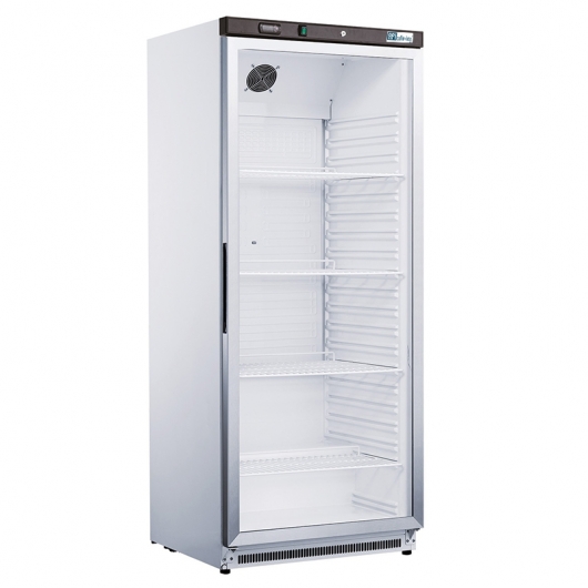 Armoire négative statique 1 porte vitrée, 600 L
