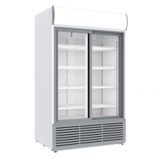 Armoire positive à boissons 2 portes 1230 L, blanc