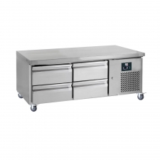 Soubassement réfrigéré 2 x 2 tiroirs, 172 L